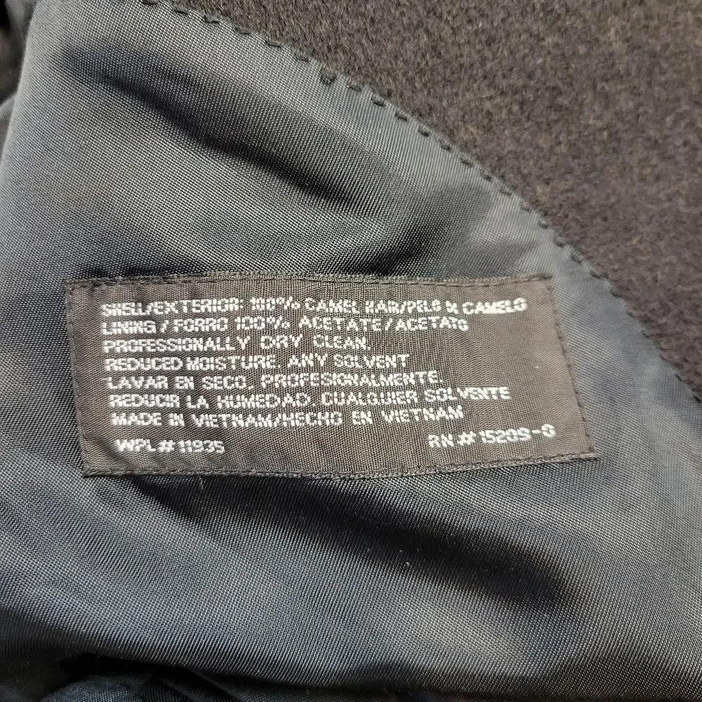 Stafford Camel Hair Classic Black Men's Blazer